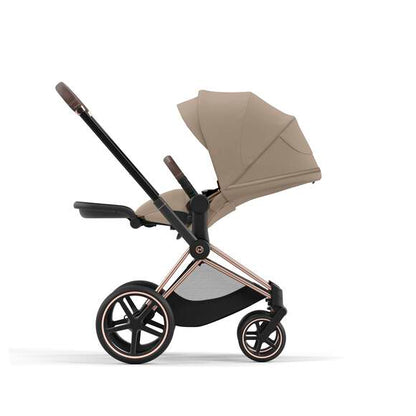 e-Priam עגלת תינוק חשמלית Cozy Beige רוזגולד