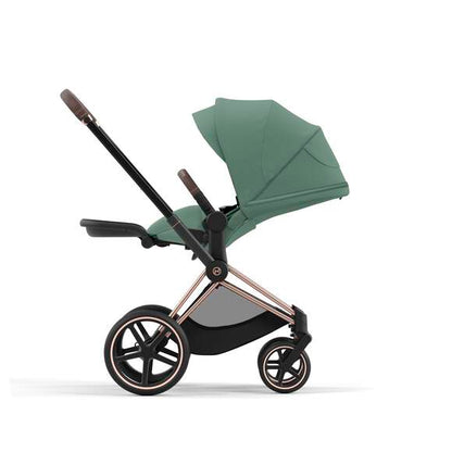 e-Priam עגלת תינוק חשמלית Leaf Green רוזגולד