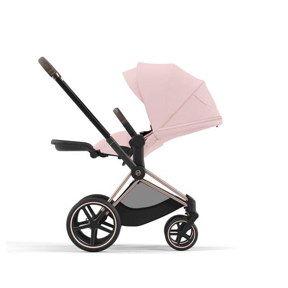 e-Priam עגלת תינוק חשמלית Peach Pink רוזגולד