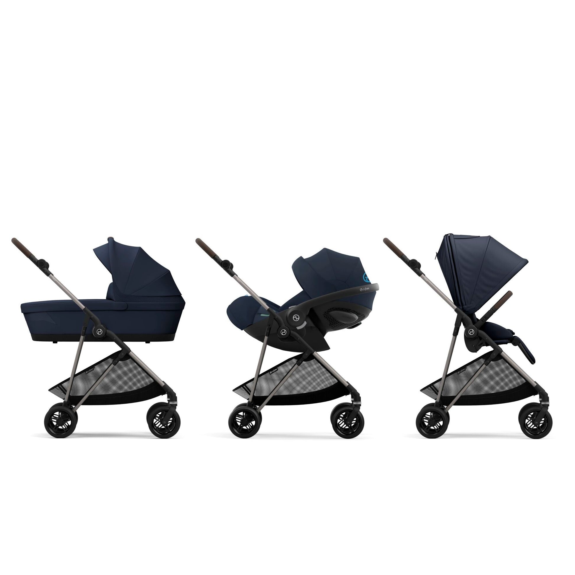 עגלת תינוק משולבת Melio 2 Dark Blue