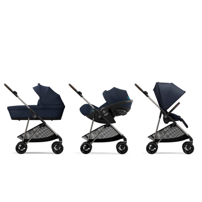 עגלת תינוק משולבת Melio 2 Dark Blue