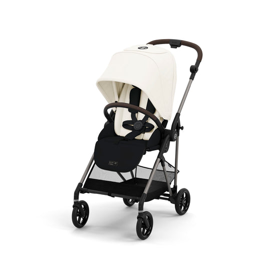 עגלת תינוק משולבת Melio 2 Canvas White