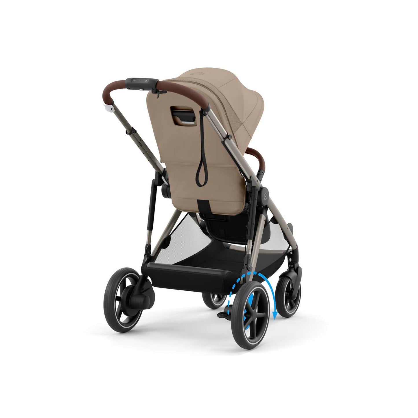 עגלת תינוק חשמלית לתאומים / אחים e-Gazelle S2 שחור Moon Black